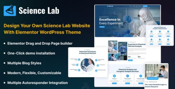 Sciencelab (TemplateMonster)