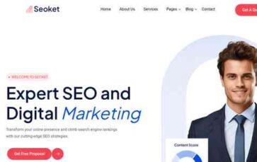 Seoket (screenshot desktop)