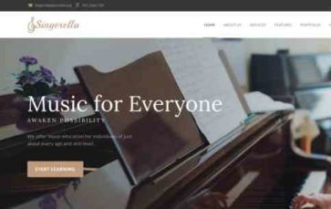 Singerella (screenshot desktop)