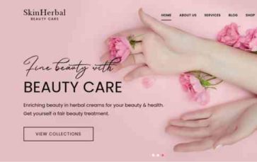 SkinHerbal (screenshot desktop)