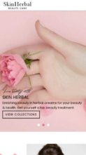 SkinHerbal (screenshot mobile)