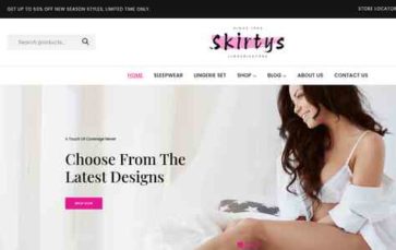 Skirtys (screenshot desktop)
