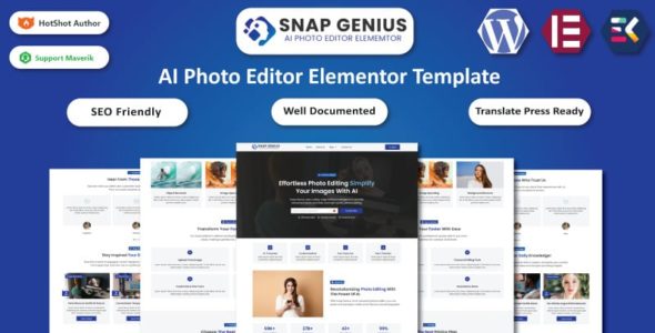 Snap Genius (TemplateMonster)