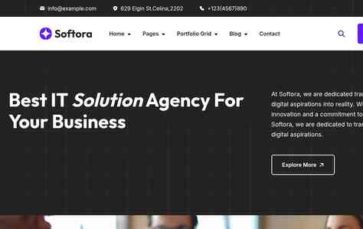 Softora (screenshot desktop)