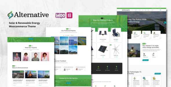 Solar Energy (TemplateMonster)