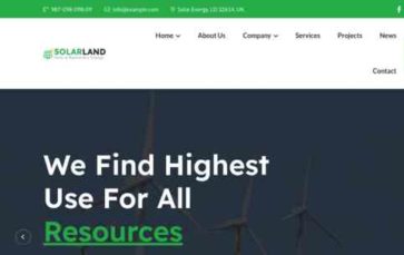 Solarland (screenshot desktop)