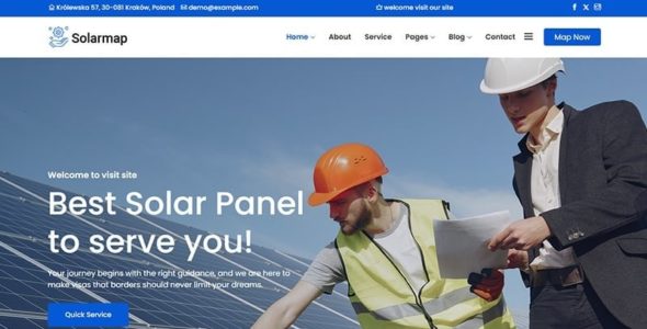 Solarmap (TemplateMonster)