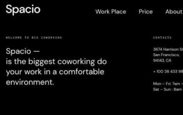 Spacio (screenshot desktop)