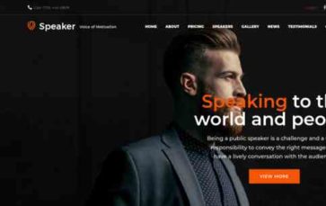 Speaker (Zemez) (screenshot desktop)