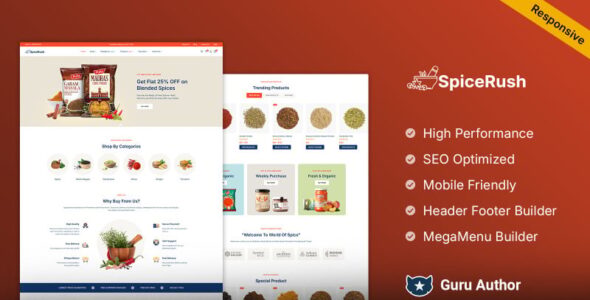 Spicerush (TemplateMonster)
