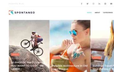 Spontaneo (screenshot desktop)