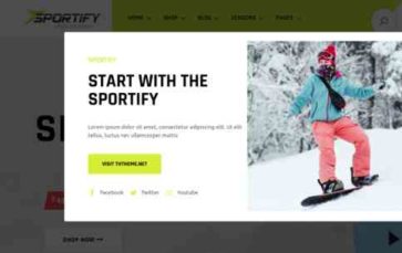 Sportify (ThTheme) (screenshot desktop)