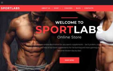 SportLabs (screenshot desktop)