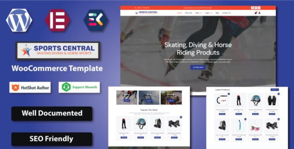 Sports Central (TemplateMonster)