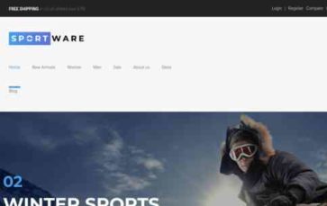 SportWare (screenshot desktop)