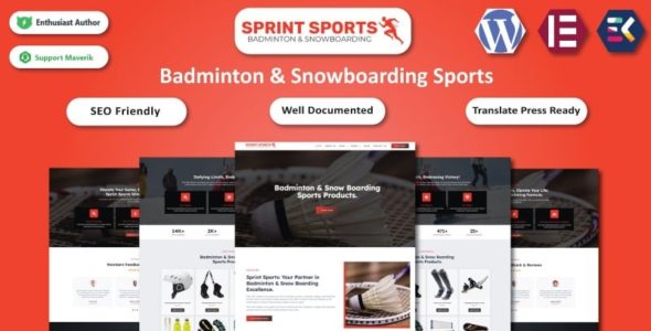 Sprint Sports (TemplateMonster)