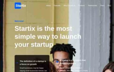 Startix (screenshot desktop)