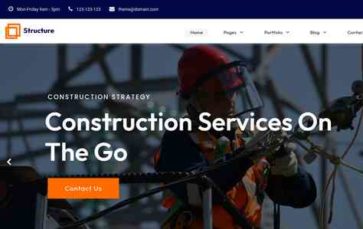 Structure (Modest Themes) (screenshot desktop)