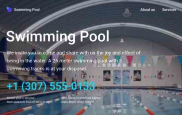 Swimming Pool (Zemez) - (screenshot desktop)