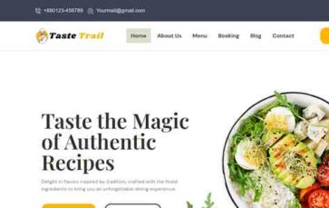 Tastetrail (screenshot desktop)