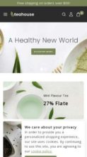 Teahouse (TemplateMela) (screenshot mobile)