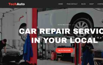 TechAuto (screenshot desktop)