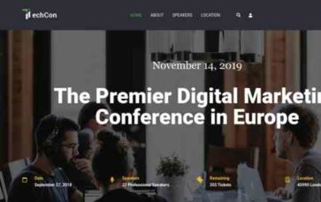 TechCon (screenshot desktop)