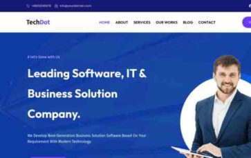 Techdot (screenshot desktop)