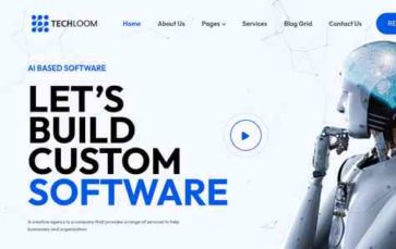 Techloom (screenshot desktop)