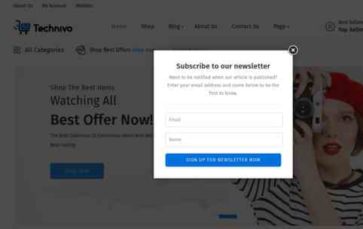 Technivo (screenshot desktop)