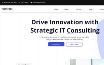 Technode (Modest Themes) (screenshot desktop)