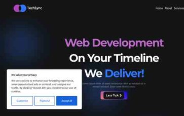 Techsync (screenshot desktop)