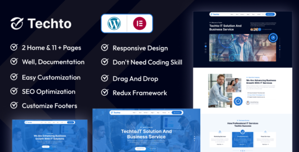 Techto (WebTheme) (TemplateMonster)
