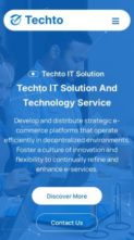 Techto (WebTheme) - (screenshot mobile)