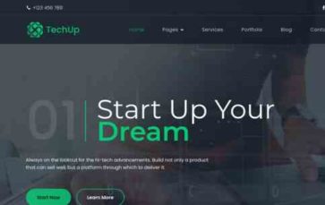 Techup (MWTemplates) (screenshot desktop)