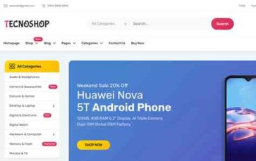 Tecnoshop (screenshot desktop)