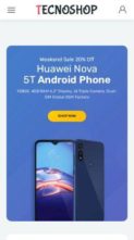 Tecnoshop (screenshot mobile)
