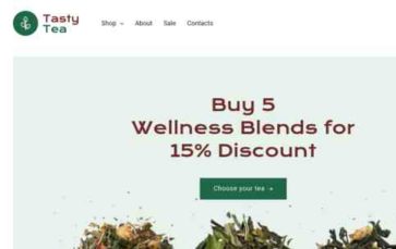 Testy Tea (screenshot desktop)