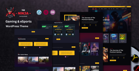 The Ninja Gaming (TemplateMonster)