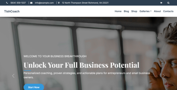 TishCoach (TemplateMonster)