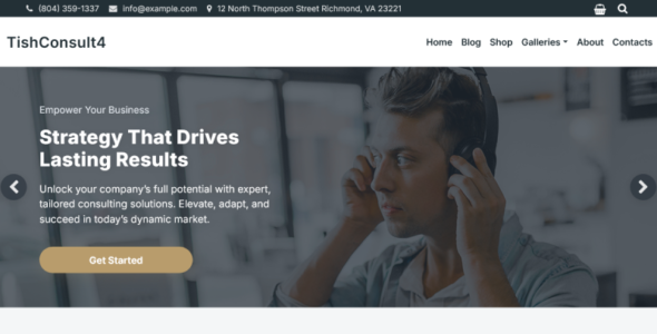 TishConsult4 (TemplateMonster)