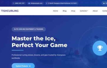 TishCurling (screenshot desktop)