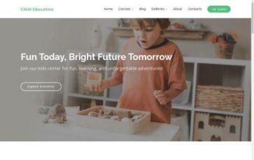 TishKidsCenter (screenshot desktop)