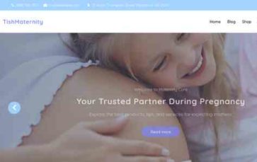 TishMaternity (screenshot desktop)