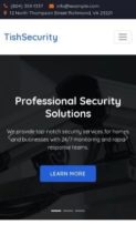 TishSecurity (screenshot mobile)