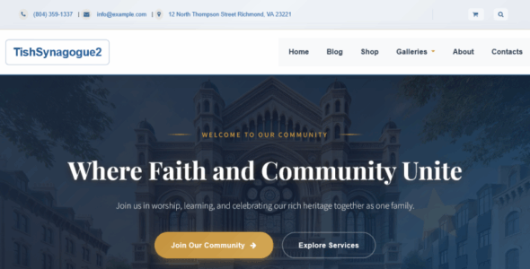 TishSynagogue2 (TemplateMonster)