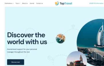 TopTravel (screenshot desktop)