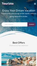 Tourizto (screenshot mobile)