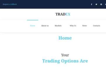 Tradex (Zemez) #1 - (screenshot desktop)