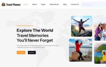 Travel Planner (screenshot desktop)